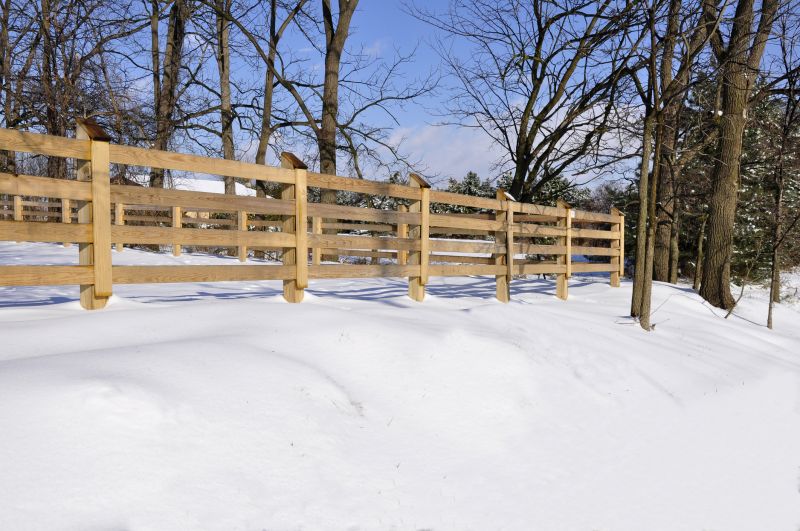 Fence Repair During Winter