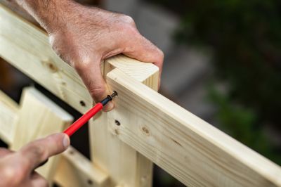 Redwood Fence Repair detail